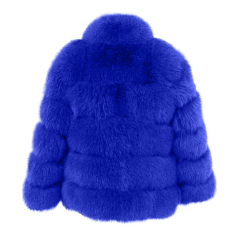 Herrnalise Women's Faux Fur Coat Shearling Fluffy Fuzzy
