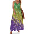 thumbnail image 1 of Vestido sin mangas de la torta del rey del carnaval vestidos para mujeres vestidos sueltos elegantes para mujeres vestido de cumpleaños vestido vintage, 1 of 7