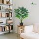 thumbnail image 4 of Palmera artificial Der Rose 28 grande con maceta para interiores, 4 of 8