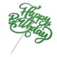 thumbnail image 4 of Topper para pastel Feliz Cumpleaños con brillo verde Crseniny, 4 of 7