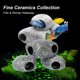 thumbnail image 4 of Greeniant Accesorios para cuevas de acuario, adornos subacuáticos para mascotas, suministros para mascotas, piedra de cerámica, refugio para cría de Alimentadores automáticos de peces S Greeniant PT003941-02, 4 of 6