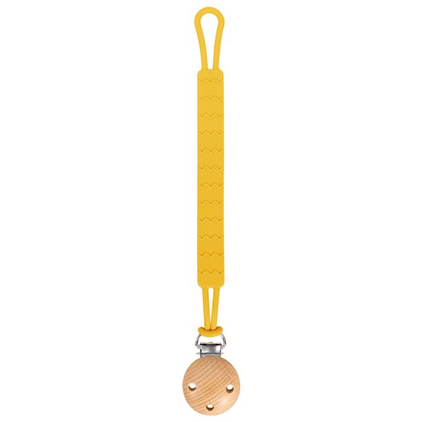 Cadena anticaída para chupete de bebé, juguete de goma para dientes para niños, cadena anticaída, cadena para chupete integrada de silicona de grado alimenticio