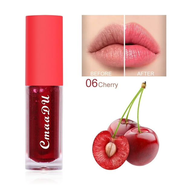 Brillo de labios que cambia de 6 colores, aroma afrutado, hidratante y de larga duración, suave, hidratante, tinte de labios activado por temperatura