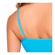 Top Ilusion para Dama, Doble Tela al Frente Titantes Ajustables Azul 1 Pieza Talla CH