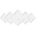 thumbnail image 2 of 38"W x 25 3/8"H x 2"ID x 11 3/4"C x 1"P Zoe Architectural Grade PVC Contemporary Ceiling Medallion, 2 of 11