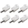 thumbnail image 1 of 20pcs Zinc Alloy Wall Shelf Brackets for Glass Shelves with Suction Cups, 1 of 5