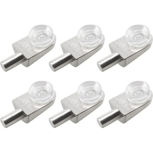20pcs Zinc Alloy Wall Shelf Brackets for Glass Shelves with Suction Cups
