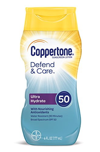 coppertone sunscreen defend and care