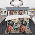 thumbnail image 2 of Designart "Delicate Pink Paisley Dream II" Damask Bedding Covert Set - Bohemian & Eclectic Bed Set With 2 Shams, 2 of 5