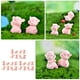 thumbnail image 2 of 24 figuras de cerdito en miniatura, micropaisajes, estatuas de cerdito., 2 of 8
