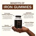 thumbnail image 2 of Black Girl Vitamins - Iron Gummies (20 mg), Supports Iron Deficiency & Anemia, Gluten-Free, Gelatin Free, Made in The USA (Grape, 60 Count) 30 Day Supply, 2 of 6
