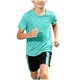 thumbnail image 1 of Odeerbi Niños Niñas Rápido Seco Running Outfit Set Color Sólido Camiseta Shorts Respirable Ropa Deportiva Atlética Para 2-13 Años, 1 of 9