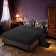 thumbnail image 4 of Homewish Halloween Crow Twin Bedding, Witch Magic Book Bedding Comforter Set, Black Reversible 7 Pieces, 4 of 7