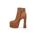 thumbnail image 2 of Sam Edelman Eli  Toasted Coconut Closed toe Suede Platform Ankle Dress Boots (TOASTED COCONUT, 6.5), 2 of 5