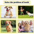 thumbnail image 4 of 4 Piece 2.7 Inch Latex Dog Toy Football Chew Fetch Throw Ball for Medium Dogs Interactive Play, 4 of 7