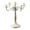 White with 5 Arms, variant on Zxpjkyu Multi Arm Candelabra Candelabrum Home Kitchen Dining Room Candlestick Holder Gold with 3 Arms