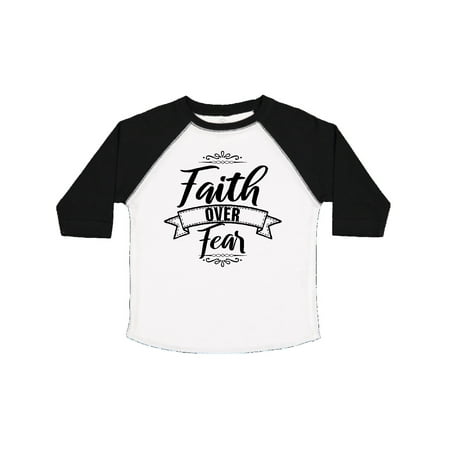 

Inktastic Cancer Awareness Faith over Fear Gift Toddler Boy or Toddler Girl T-Shirt