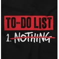 thumbnail image 2 of Lazy To Do List Chillin Relaxing Hoodie Sweatshirt Women Men Brisco Brands L, 2 of 6