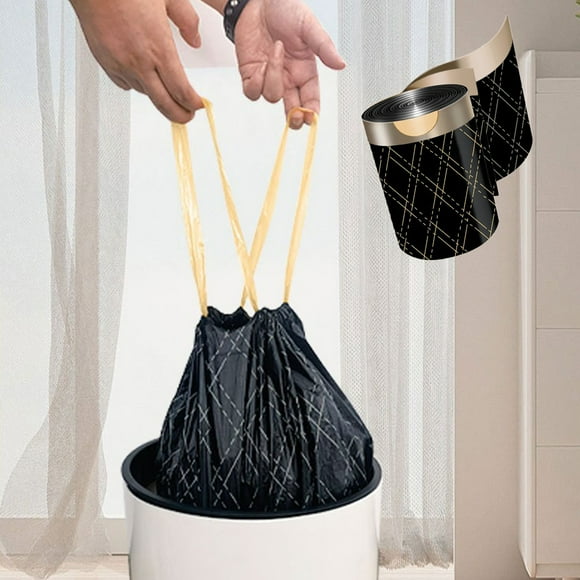 TIMIFIS Garbage Pack Large Garbage Bag 100 Bags Large Black Garbage Bag Suitable for Household Office and Outdoor Use Back to School Supplies