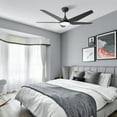 thumbnail image 3 of Woodrow 52'' Smart Ceiling Fan with Remote, Light Kit Included，Works with Google Assistant and Amazon Alexa,Siri Shortcut., 3 of 3
