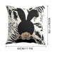 thumbnail image 4 of Xihbxyly Funda de Almohada de Pascua, Hermoso Diseño de Hojas de Eucalipto, Adorable Motivo de Conejo, Tela de Lino Suave y Duradera, Decoración para Sofá Cama, Regalo Único, Lavable a Máquina., 4 of 6