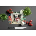 thumbnail image 4 of French Bulldog Cozy Christmas Glass Cutting Board Large 12 in x 15 in, 4 of 5