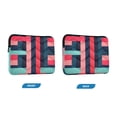 thumbnail image 7 of FORMRS 15-15.6 inch Laptop Sleeve Case Soft Carrying Quilted Computer Bag Cover, Navy Blue Stripes, 7 of 7