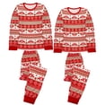 thumbnail image 4 of iHapHap Prints Red Seamless Christmas Geometric Pattern Matching Pajamas Set(L,Men), 4 of 5