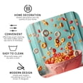 thumbnail image 3 of Kdxio Floating Colorful Cereal Funny Coasters,4 Pcs Leather Coasters,Housewarming Gifts,Protect Furniture from Water Marks Scratch and Damage, 3 of 6