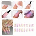 thumbnail image 3 of RAGUPEL 24Pcs Glue on Nails for Women,Hand-Painted Colorful Flowers Square Press on Nails,Matte Surface Fake Nails,Long Press on Nails for Daily Life,Dating,Gatherings and Photo Shoots,Style2, 3 of 7