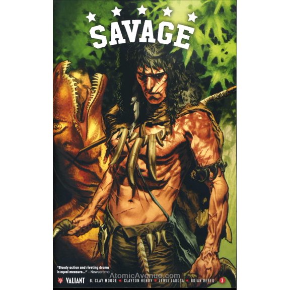 Savage (Valiant) #3A VF ; Valiant Comic Book