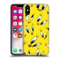 thumbnail image 1 of Head Case Designs Officially Licensed Looney Tunes Patterns Tweety Hard Back Case Compatible with Apple iPhone X / iPhone XS, 1 of 7