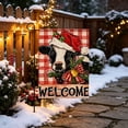 thumbnail image 5 of Xlokein Merry Christmas House Flag, 28 x 40 Inch Winter Decorative, Double Sided Flag, Holiday Banners for Winter Christmas Farm House Yard Decoration, 5 of 6