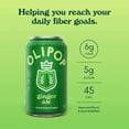 thumbnail image 4 of OLIPOP Prebiotic Soda Ginger Ale, Prebiotic Soft Drink, 12 fl oz Cans, 6-Pack, 4 of 6