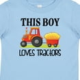 thumbnail image 4 of Inktastic Farming Cute Boy Loves Tractors Boys Baby T-Shirt, 4 of 5