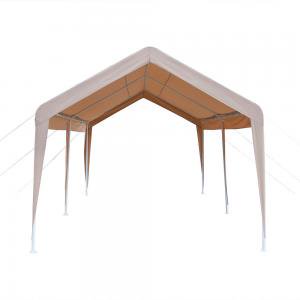 10 X 20 Carport Car Canopy Versatile Shelter Car Shed With Foot