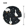 thumbnail image 3 of Disketp Fashionable Goose Small Mouse Pad 7.9x7.9 Inches,Washable Round Mousepad For Office Laptop Computer,Non-Slip Rubber Base Mouse Pads For Wireless Mouse, 3 of 8