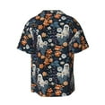 thumbnail image 2 of Fotbe Cute ghost in the flowers print Short Sleeve Button Down Shirts for Men Casual Summer Beach Wrinkle Free Shirt-3X-Large, 2 of 7