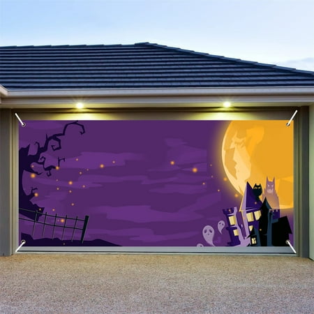 

Hot Sale 82.6X 188.9 Inches Merry Christmas Holiday Banner Garage Door Cover Mural Winter Snowman Santa Outdoor Large Door Cover Decoration Indoor And Outdoor Christmas Holiday Decoration