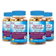 Digestive Advantage Probiotic Gummies 80 Count (Pack of 4)
