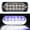 white + blue, variant on 12 Led Strobe Side Light Strobe Flashing Lightbar Car Truck Lamp Traffic Light
