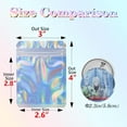 thumbnail image 7 of Holographic Bags 100pcs Mylar Bags 4x6 inches Resealable Bags with Party Favor Bags Coffee Storage for Small Business Smell Proof Bags, 7 of 7