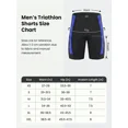thumbnail image 4 of QUALICOS Shorts de Triatlón para Hombre con Almohadilla de Gamuza de Ciclismo, Bolsillos de Pierna de Fácil Alcance, Shorts de Triatlón Activos para Hombre para Nadar, Andar en Bicicleta y Correr, 4 of 8