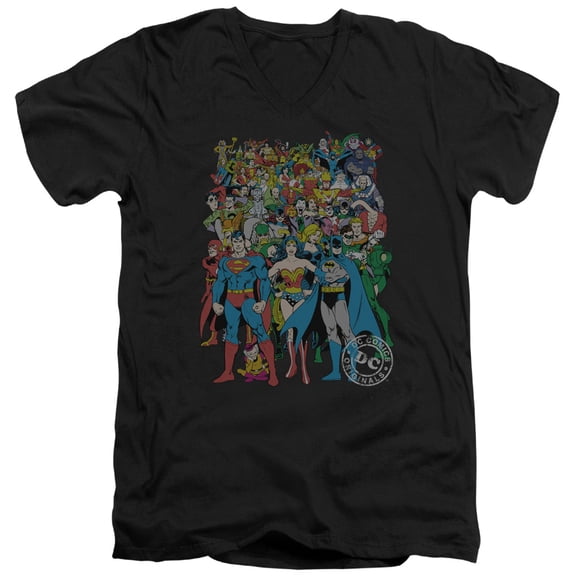 Dc - Original Universe - Slim Fit V Neck Shirt - XX-Large