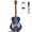 Blue, variant on FRETFLOW Acoustic Electric Guitar 40 in Full Size Steel String, Beginner Kit with Strap Capo Picks Cable, with Pickup Volume Tone Knobs Blue