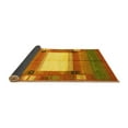 thumbnail image 2 of Ahgly Company Indoor Rectangle Abstract Yellow Contemporary Area Rugs, 4' x 6', 2 of 4