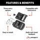 thumbnail image 2 of CERRADURA DE PUERTA BLUETOOTH RV V1 - DERECHA, 2 of 5