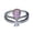 Pink, variant on YYKihy Fashion Exquisite Pink Diamonds Zircon Ring Set For Women Engagement Ring Jewelry Gifts