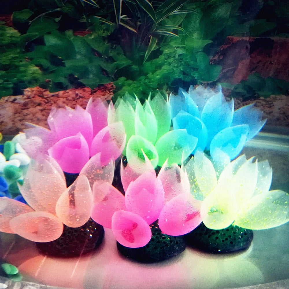 Windfall Silicone Glow Artificial Fish Tank Aquarium Coral Bubble Plant