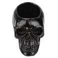 thumbnail image 2 of Black Skull Makeup Brush Storage Box Pen Holder Craft Desk Decor Halloween Gift, 2 of 8